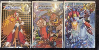 Mega Man x Issue #2 1st Print 2026 CVR A B C Variant Set UDON