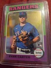 2024 Topps Heritage - Evan Carter #170 Chrome /999 (RC)