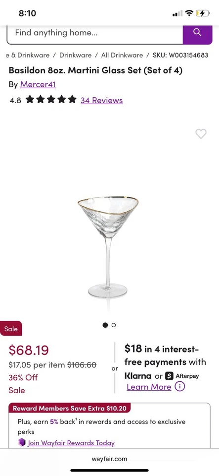 PAQUETE de vidrio martillado transparente con borde dorado y borde plateado - ¡¡NUNCA USADO!! ¡Nuevo!! Foto 4 de 4