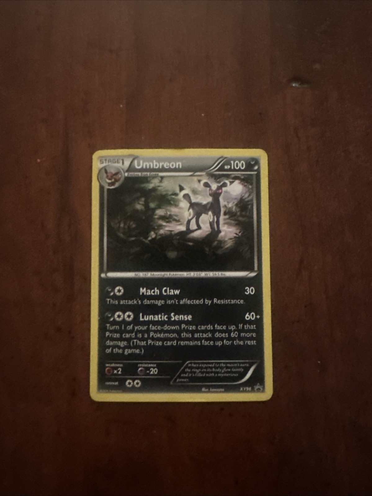 2016 Umbreon XY96 Black Star Promo Holo Pokémon Card TCG