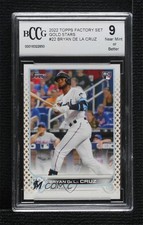 2022 Topps Series 1 Wal-Mart Gold Star Bryan De La Cruz #22 BCCG 9 14dq