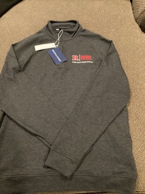 Rutgers University Athlete Advisory Devon & Jones 1/4 Zip Mens M New Tags
