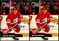 Pro Set Kevin Miller (2) Card Lot - DON’T MISS OUT!