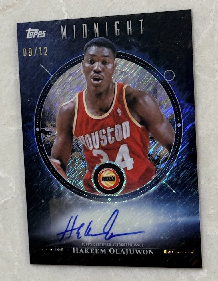 Hakeem Olajuwon Autograph Basketball Cards for sale | eBay