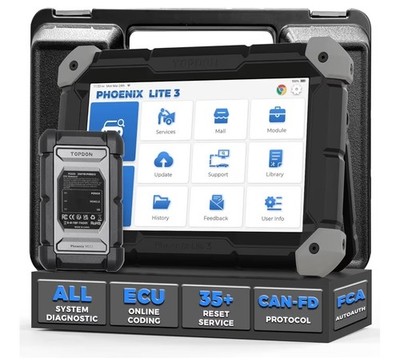 TOPDON Phoenix Lite 3, 2025 Upgraded Scanner of Lite 2, Bidirectional Scan Tool 