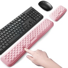 Keyboard Wrist Rest Mouse Wrist Support, Memory Foam Wrist Rest Pad for Compu...