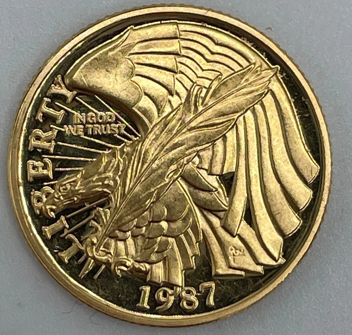 U.S. Mint 1987 US Modern Gold Commemorative Coins (1984-Now) for