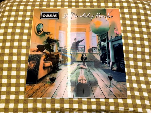 Oasis Definitely Maybe 30th Blood Records Lenticular 2LP 268/15000 NM prezzo ebay