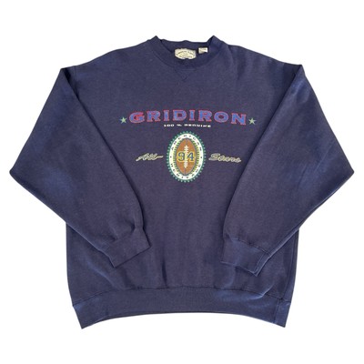 Vintage 90 s American Eagle Mens Gridiron Football Sweatshirt Crewneck Large