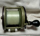 Vintage Ocean City 250 Yd Free Spool Fishing Reel German Silver Bakelite WORKING — photo 4