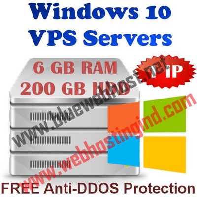 Windows VPS Server - 6GB RAM | 100GB SSD | 4-Core CPU | 3-Month Virtual Dedicate
