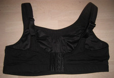 GLAMORISE 9066 Women's Wonderwire Black High Impact Underwire Sports Bra 40D