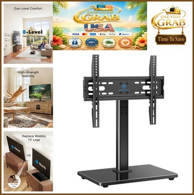 Universal TV Stand Legs 32-70 Inch Flat Curved Screen up to 99lb VESA 400x400