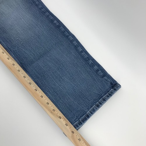 BKE Jeans Herren 32x30 Blau Jake Straight Stretch Denim Whiskered Medium Wash - Bild 10 von 10