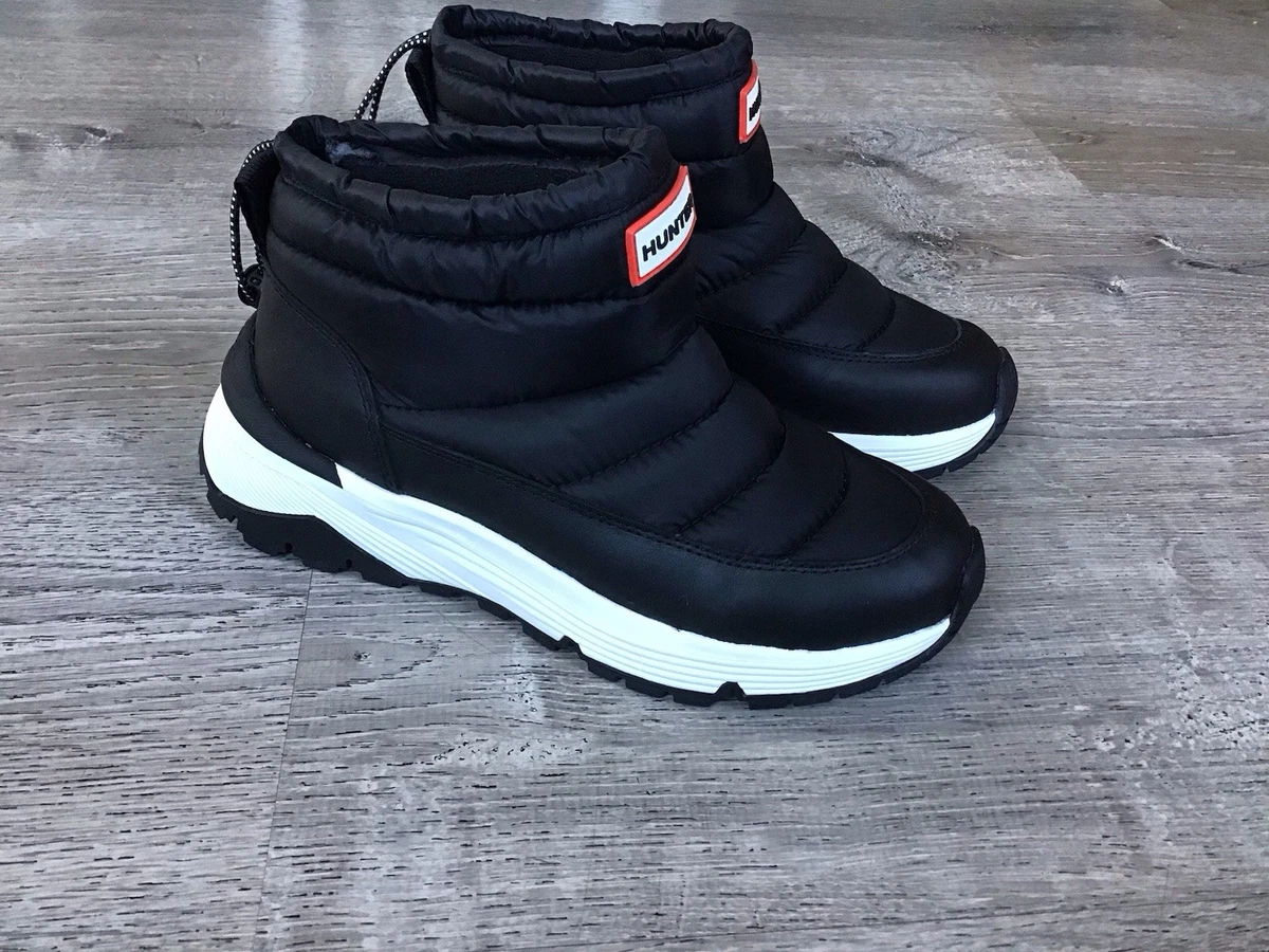 Hunter Original Black Quilted Water Resistant Winter Snow Boot  SZ 9 Hiking Women main image 3