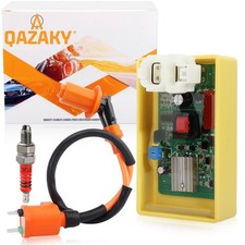 6 Pins Adjustable DC CDI Ignition Coil Spark Plug Kit for 50cc-90cc 110cc 125...