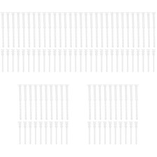 White Silicone Rubber Computer Screws 100Pcs Anti Noise Shock Absorption Pc Fan