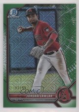 2022 Bowman Mega Box Green Mojo Refractor 92/99 Jordan Lawlar #BCP-141 0x5e