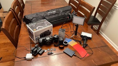 Ultimate Filmmaker Bundle   Blackmagic 4K Camera + Lenses, Tripod, Lights, etc.
