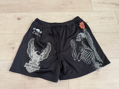 DARC SPORT American Wolf メッシュショーツ L 新品 Darc Sport X Harley Davidson The Eagle & The Wolf Mesh Shorts in