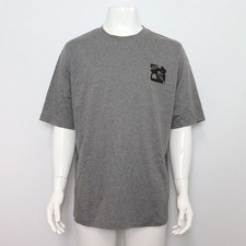 Hermes Gray Cotton Leather Patch Men's Short Sleeve T-Shirt 152318327 P 