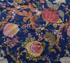 Indian 5 Yard Hand Block Floral Print 100 Cotton Dressmaking Craft Fabric