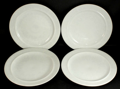 Easterling DAMASK Salad Plates * Set of 4 * Bavaria Germany 8 3/8'' VERY NICE