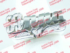 PERSONALAIZED STERLING SILVER FLAT TOP NAME RING W/ HREAT  ANY NAME / ANY SIZE 