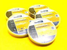 LOT of 5 SHURTAPE EV77 BLACK ELECTRICAL VINYL TAPE 3/4" x 66 FT ALL WEATHER
