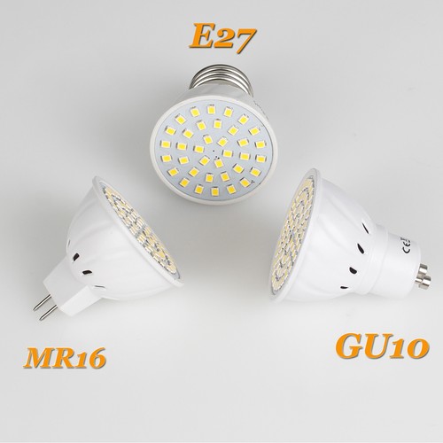 LED Spotlight Bulbs MR16 GU10 E27 7W 2835SMD 12V 24V 220V 240V White Light Lamps - Picture 2 of 13