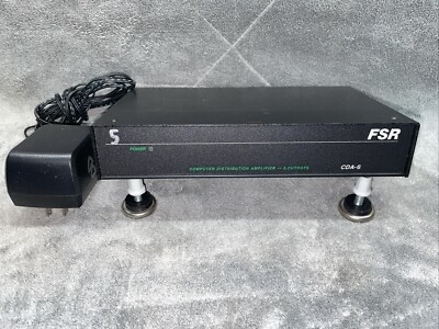 - FSR CDA-6 Computer Video Distribution Amplifier w/power adapter P/N 16043