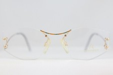 GREAT VINTAGE RODENSTOCK R7186 NEW NOS RIMLESS EYEGLASSES BRILLE