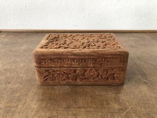 Scatola In Legno Intagliato A Mano Cofanetto Stile Liberty Primi ‘900