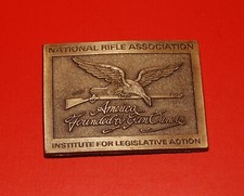NRA National Rifle Association Guns Firearms Vintage Belt Buckle