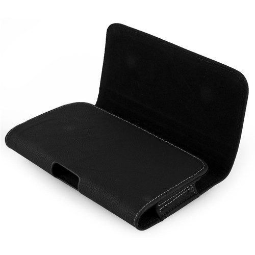 Matte Horizontal Belt Clip Holster Leather Pouch Case for Nokia Lumia 635 - Picture 4 of 5