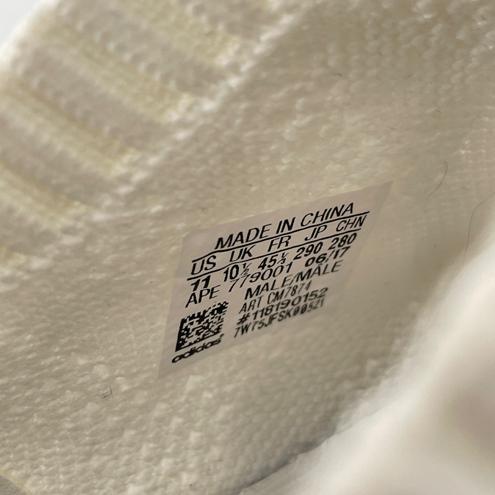 Adidas X BAIT mens US 11 EU 45.5 Equipment Support 93/16 Triple White lace up thumbnail 4