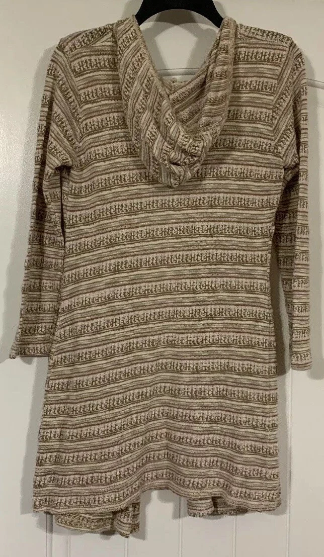 OFF WHITE DIMMI COSA? Cardigan maglione maglia beige panna bianco sporco taglia S junior