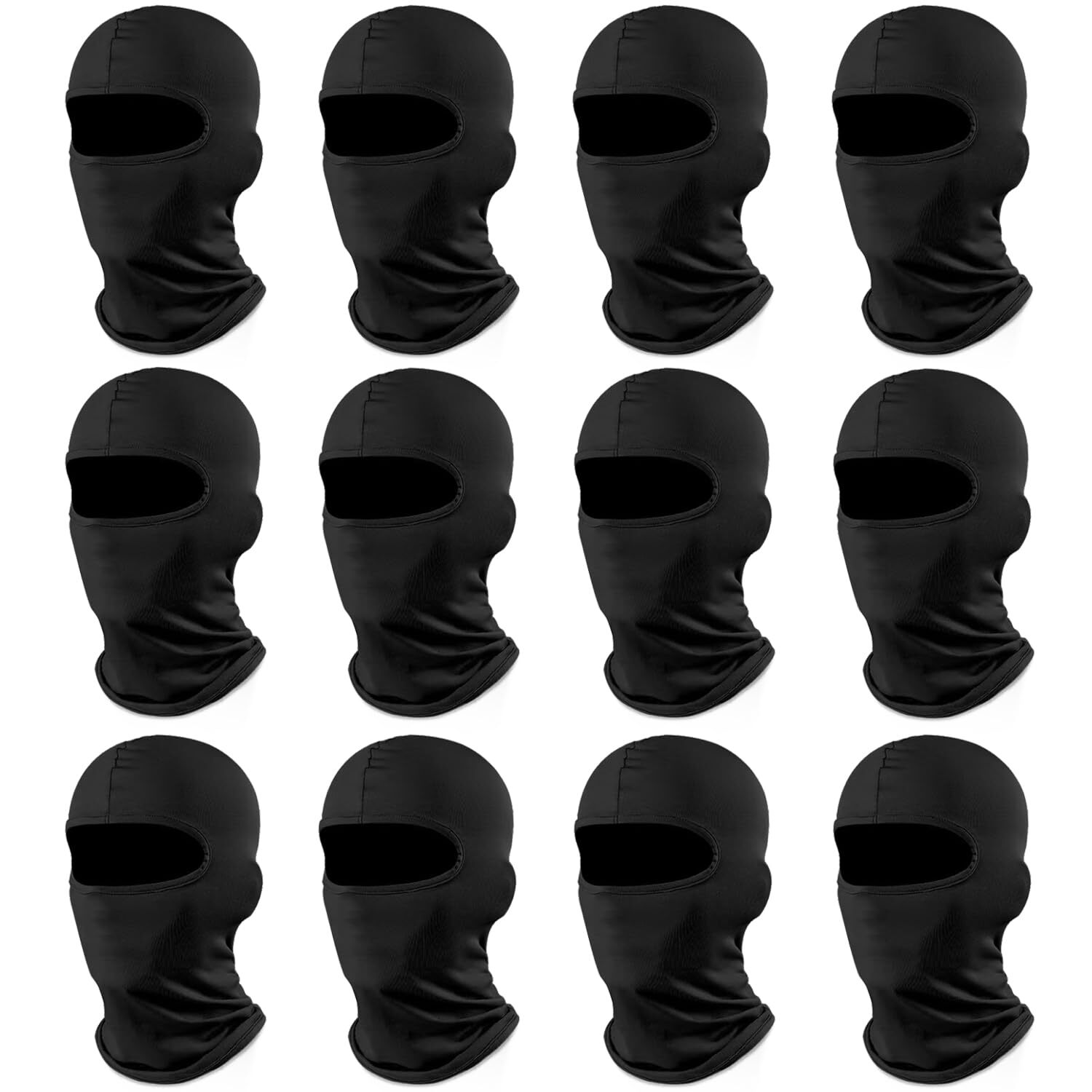 12-Piece Summer Cooling Balaclava Neck Gaiter with UV Protection for Women and Men