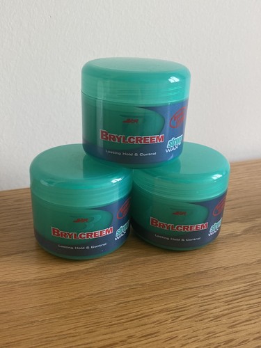 Brylcreem Strong Hair Wax 50ml New Old Stock X 3 Discontinued