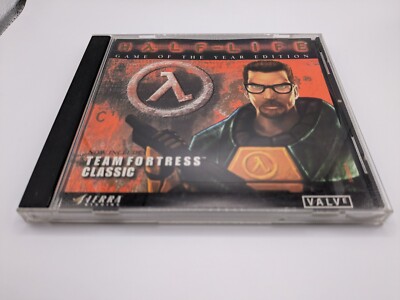 Half- Life Team Fortress Classic PC Game w/ Key Game of the Year Edition Used