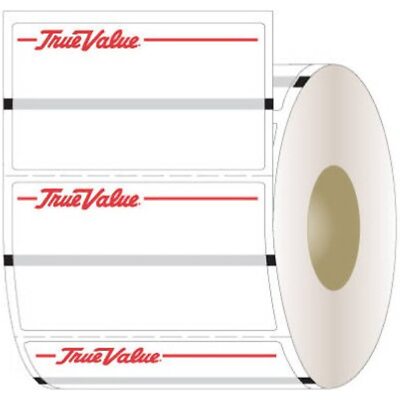 CENTURION Z TV-1A DYMO True Value White Adhesive Zebra Label Roll, 3425-Ct.