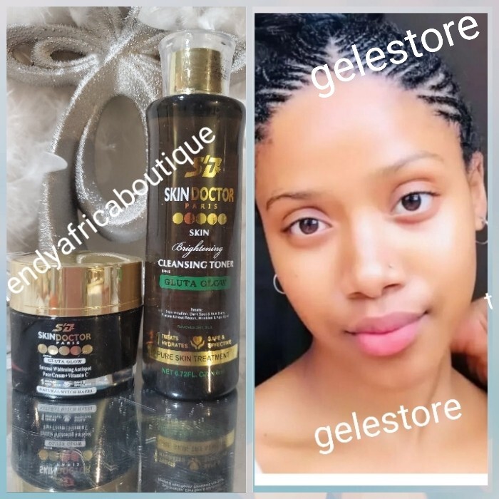 2ps Skin Doctor Paris Brightening & Cleansing Face Toner & GlutaGlow Face Cream