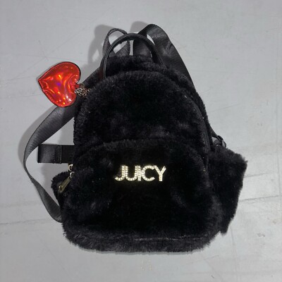 Juicy Couture Faux Fur Backpack Hair Clip Charm Bracelet Bundle NWT Juicy Couture Faux Fur Backpack Hair Clip Charm Bracelet  main image 4