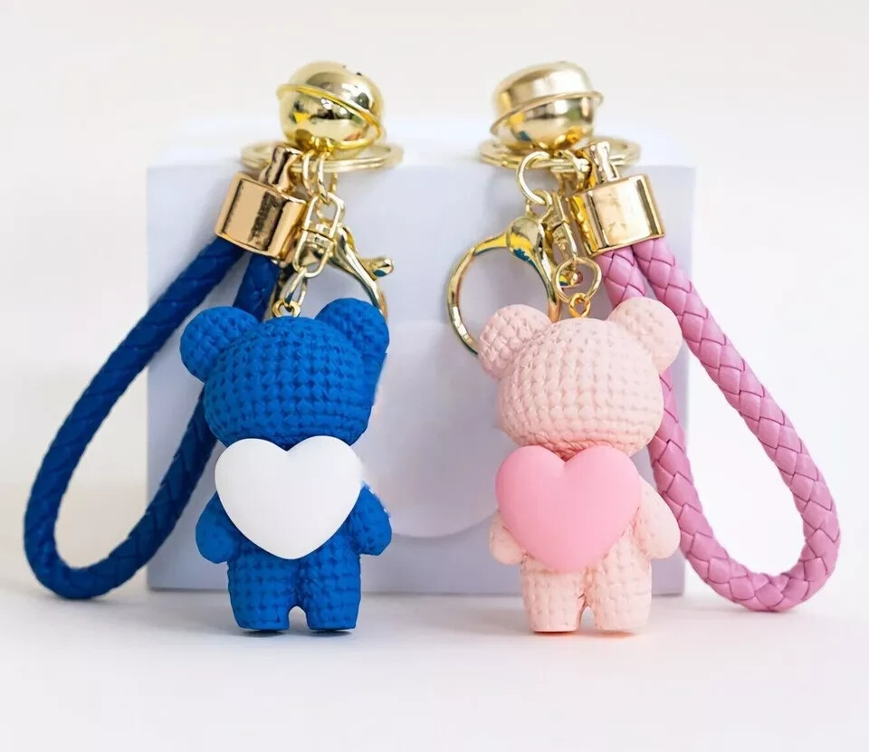Lovely Runner Bear Keyring Keychain Byeon Woo Seok, Kim Hye Yoon