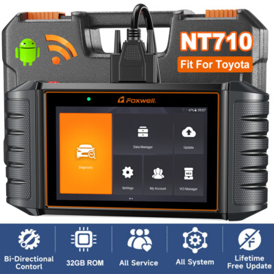 FOXWELL NT710 For Toyota Bidirectional Car OBD2 Scanner Diagnostic Tool TPMS DPF