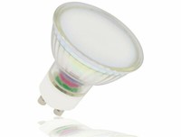 Led Leuchtmittel Spot GU10 Serie SM1 - Glas Matt - 120° 3W - Warmweiß 3000K
