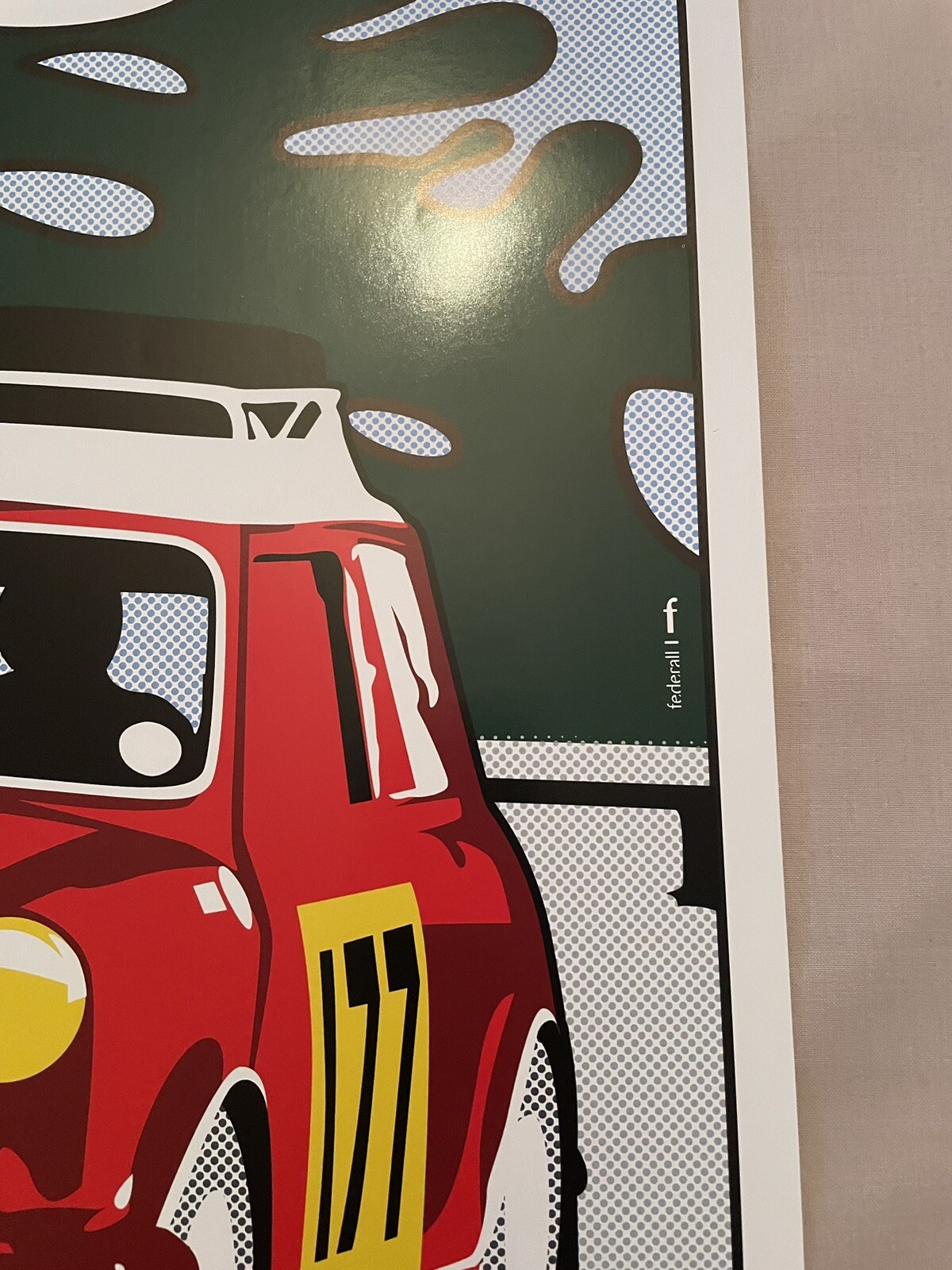 AFFICHE ORIGINALE 10 eme RALLYE MONTE CARLO HISTORIQUE 2007 ACM