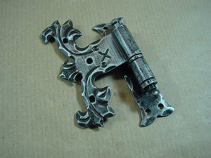 Scharnier Schmiedeeisen, Zierband vintage, Möbeltür, Möbel, Schranktür