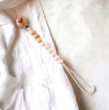 Silicone Pacifier Clip Heart 