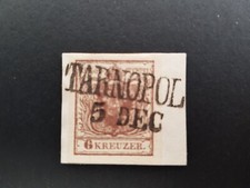 Tarnopol Müller 2874 a kawałek listu z 6 krążownikami brązowy